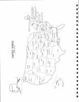 United States Map, Crawford County 1980